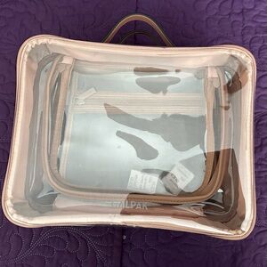 CALPAK Large Travel Cosmetic Bag